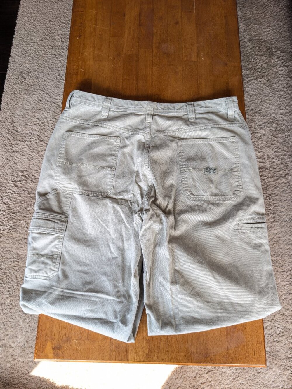 Wrangler Mens khaki work pants 40x32